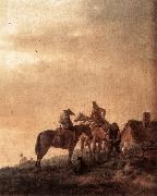 WOUWERMAN, Philips Rider's Rest Place q4r painting